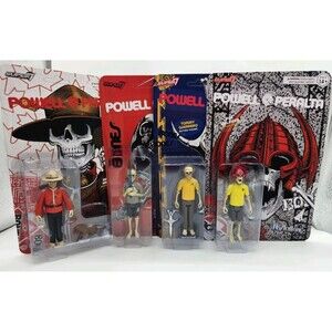 Super7 Powell-Peralta Bones Brigade ReAction Figures Wave 04 - 4Figures!